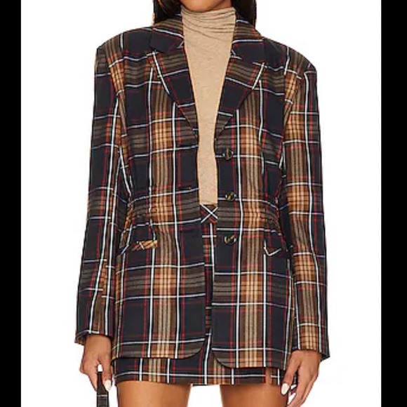 Steve Madden Jackets & Blazers - Steve Madden Frida Plaid Blazer
